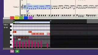 Note velocities in Sibelius -  Staccato string passage