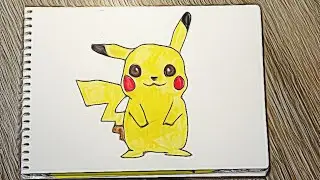Как нарисовать Пикачу с Тик Тока. Учимся рисовать Пикачу  с тик тока #TikTok