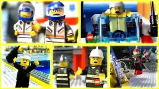 FIVE Simultaneous Emergencies in Lego City