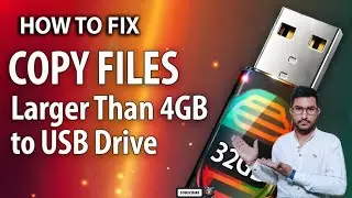 How to Copy files larger than 4GB to a Pen Drive or Memory Card | Fix it Now!