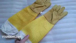 Обзор перчатки пчеловодные из Китая