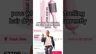 Get those easy blowouts under £30! #hairdryerbrush #tiktokshop #hairblowout #blowoutbrush