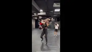 Merab Dvalishvili vs kickboxer woman #shorts