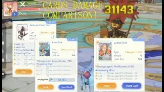 Cards damage comparison! Race vs Element vs Size cards - Ragnarok Origin Global