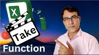 How to use Take function in excel | Excel Take function | Microsoft excel