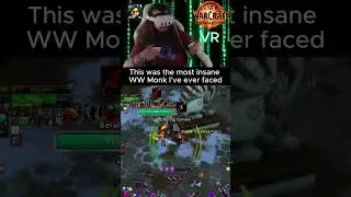Facing INSANE Monk in WoW VR 🎮🥵 #worldofwarcraft #thewarwithin