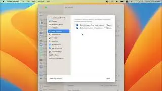 Change Keyboard input in MacOS