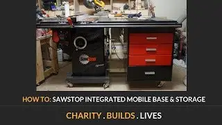SawStop 2 in 1 Integrated Mobile Base and Storage