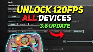 Unlock 120 FPS in Graphics settings 🔥 Best Gfx Tool For Pubg & BGMI | bgmi lag fix | bgmi 3.6 update