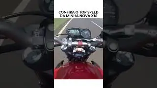 TOP SPEED NA NOVA XJ6 #shorts #motos #xj6