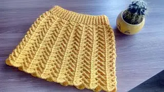 CROCHET SKIRT for 2-3 years