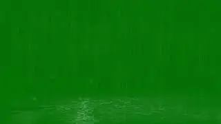 green screen  Rain Drops Fall in Puddles |green screen effect