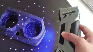 Mitalon Shining 3D Freescan Combo ile 3 Boyutlu Plastik Parçanın Taraması