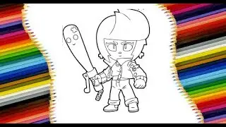 Как нарисовать Биби из Бравл Старс. How to Draw Brawl Star