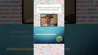 Dictionaries are a must know, find out in my new video! #coding #programming #python #code