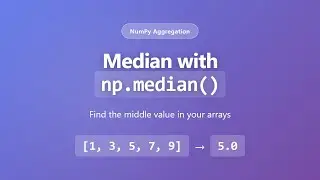 NumPy Median Tutorial: Master np.median() for Array Statistics | Python Data Analysis