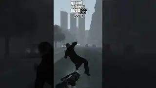 Evolution of JUMPING OFF A BIKE in GTA 