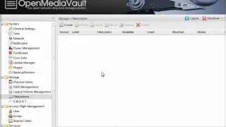 OpenMediaVault - New storage management