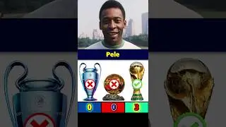 How Many World Cup, Ballon D'Or & UCL Won By The Best Players 🏆