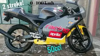 | Aprilia rs 50cc | acceleration ~ 0 - 100 kmh