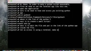 How to make a python script executable in Mac OS