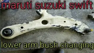Swift dzire lower arm bush changing/maruti suzuki swift dzire/ maruti suzuki /the mechanical repair