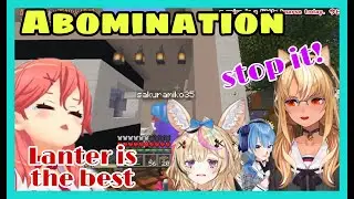 Sakura Miko Piss Everybody Off With Her Lantern - Suisei Flare Polka | Minecraft [Hololive/Eng Sub]