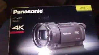 panasonic 4k camcorder hc-vxf1 delivered on sunday