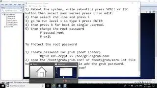 03 3   How to Reset the root Password and Create GRUB Password