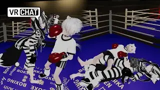 Prisoner and gym kid going all out VRchat BOXING