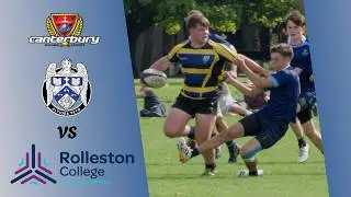 CBHS vs Rolleston College, U18 Preseason Trials, 28 March 2026
