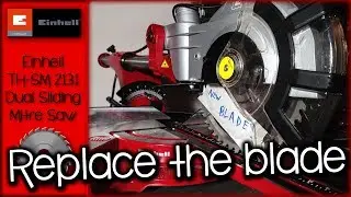 Einhell TH-SM 2131 [Blade Replacing]
