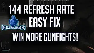 Escape from Tarkov 144 refresh rate! Easy Fix win - Win more gunfights! Nvidia control panel!