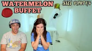 Taskmaster - Season 1 Episode 1 "Melon Buffet" REACTION Part 1/4