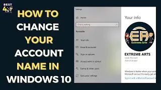 How To Change Your Account Name In Windows 10 I Best4u