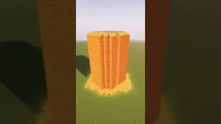 Minecraft Easy Cobblestone Tower 🔥 #shorts