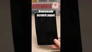 Homemade scratch paper！ 