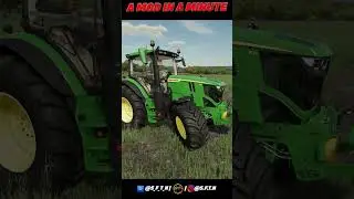 John Deere 6R -  4Cyl & 6Cyl tractor out now! | Farming Simulator 22 | A Mod in a minute!