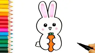 How to draw a cute BUNNY RABBIT