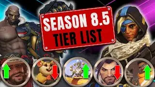 NEW PATCH 8.5 TIER LIST - Crazy META is Here!!! Buffs + Nerfs | Overwatch DPS, Tank, and Support