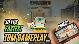 INSANE 30 FPS 🔥 TDM | Fastest Kills Arena Gameplay 🎮 - PNL CHARLIE #pubgmobile #bgmi #tdm #yt