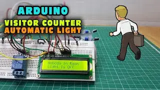 Bidirectional visitor counter using arduino uno and 16*2 lcd display