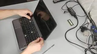 Полная разборка ноутбука MSI U210 MS-1241  Complete disassembly of the MSI U210 MS-1241 laptop