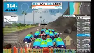 Quarantraining - WATT check...PR power on the volcano climb?