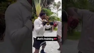 Anthony Edwards working on his hands 👊 #shorts