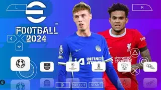 eFOOTBALL PES 2024 PPSSPP NEW LIGA EROPA & BRI LIGA1 INDONESIA REAL FACES KITS 2024 LATEST TRANSFERS