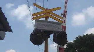 Palang Pintu Baru Perlintasan Bangsal Mojokerto