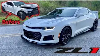 Rebuilding a SUPERCHARGED Camaro ZL1 in 10 Minutes!