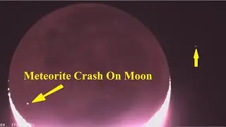 Japanese Astronomer Fujii Captured Meteorite Smashing Into The Moon's Ideler L Crater Around