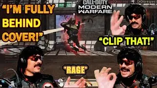 DrDisrespect RAGES & Watches SLOW Replay After Dying BEHIND Cover 3 TIMES in The Same Game! (COD MW)
